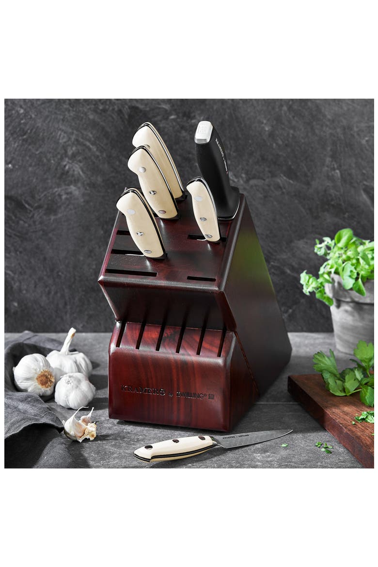 Bob Kramer Cumulus 7-Piece Knife Block Set, Alternate, color, WHITE