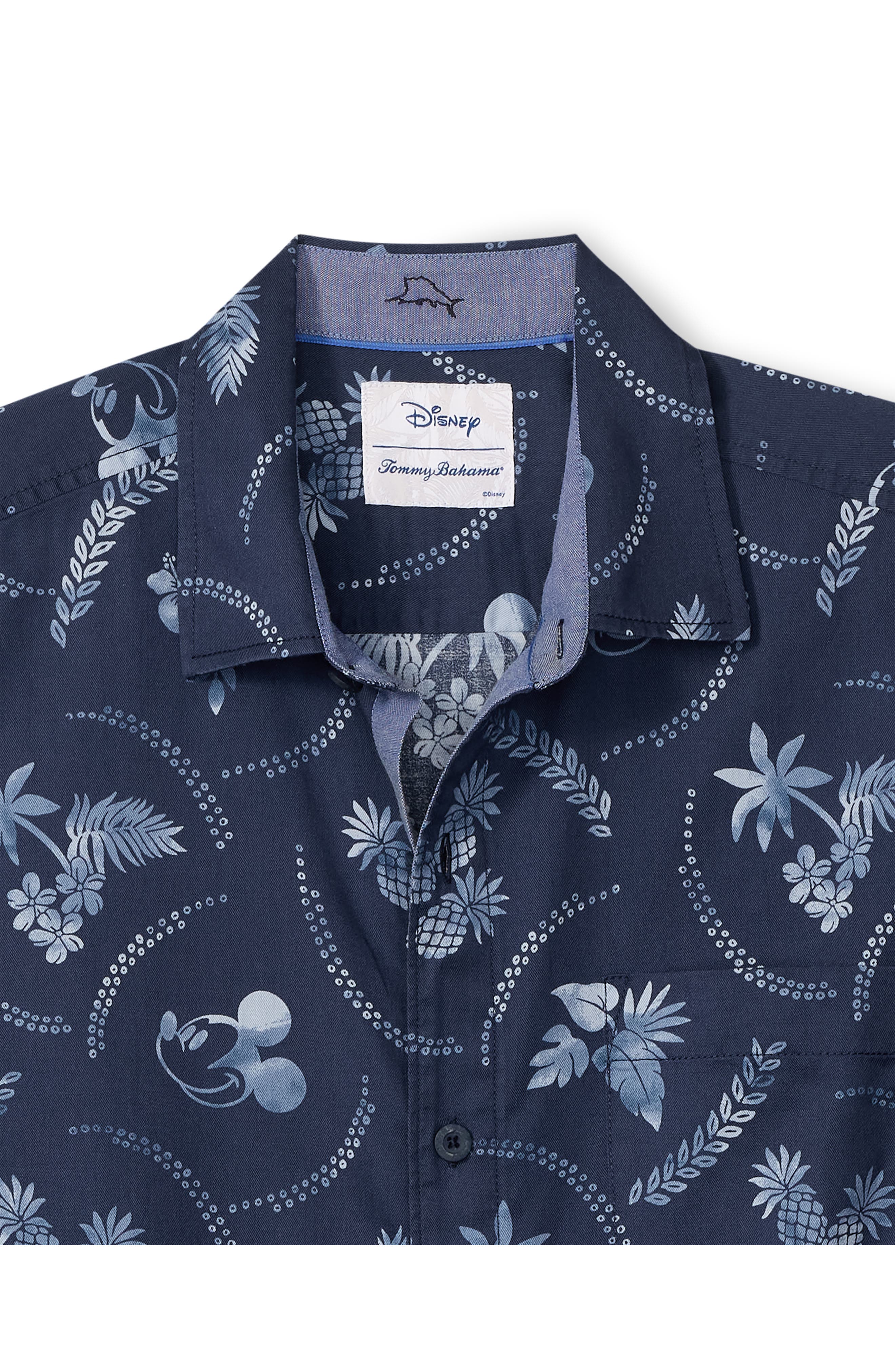 Mouse Short Sleeve Button-Up Shirt - image 2