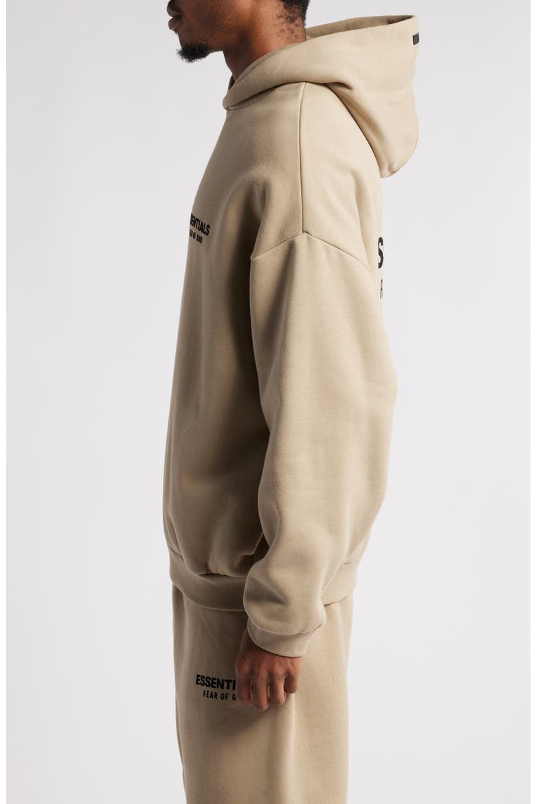 Fear of God Essentials Cotton Blend Fleece Graphic Hoodie (Men