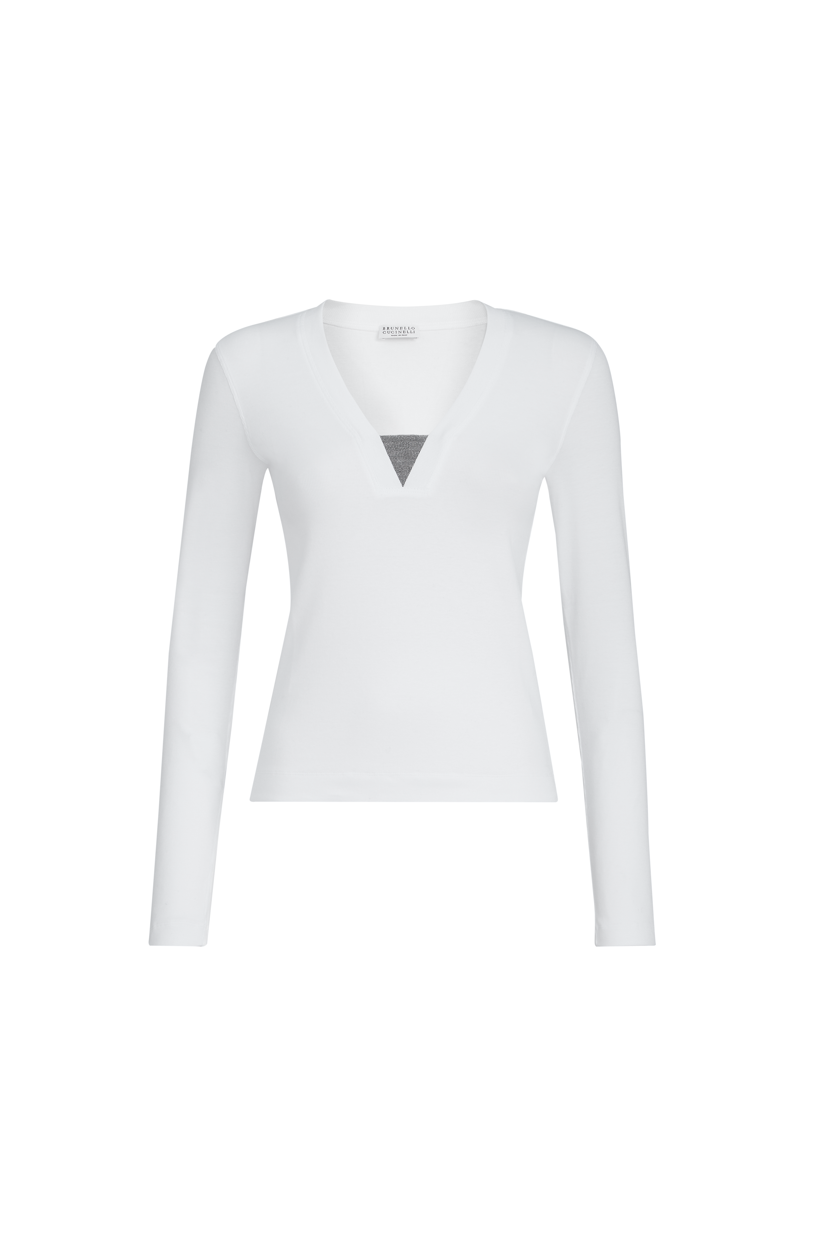 Ribbed jersey T-shirt - image 4