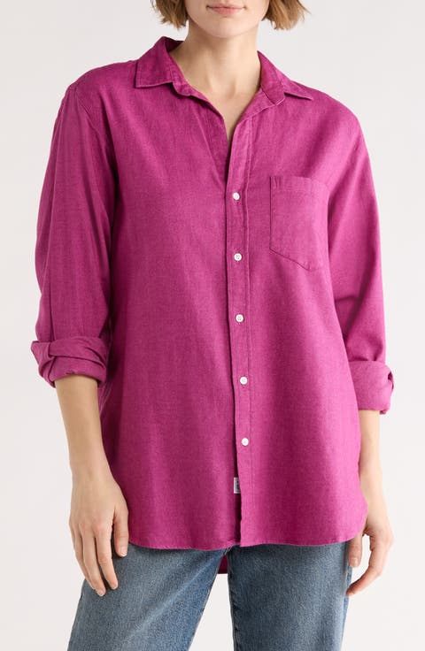 Joedy Boyfriend Button-Up Shirt