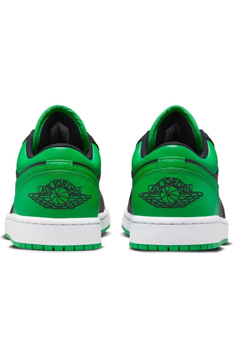 Jordan Air Jordan 1 Low Basketball Sneaker, Alternate, color, Black/ Lucky Green/ White