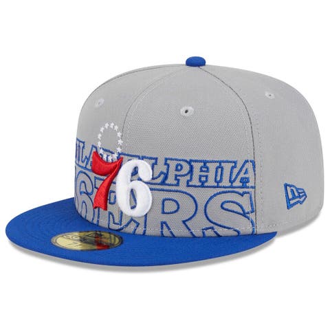 Men's New Era  Gray/Royal Philadelphia 76ers 2023 NBA Draft Two-Tone 59FIFTY Fitted Hat