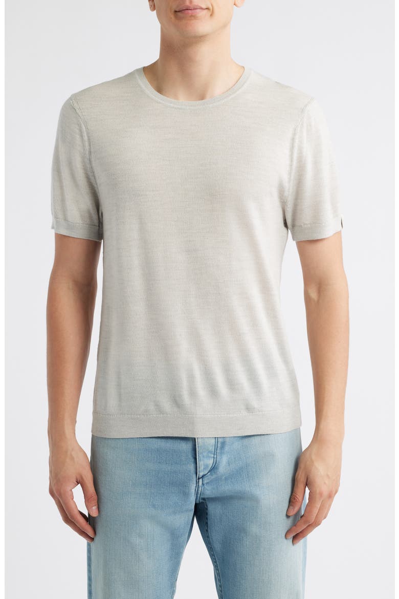 Aulton Wool Blend T-Shirt, Main, color, IVORY
