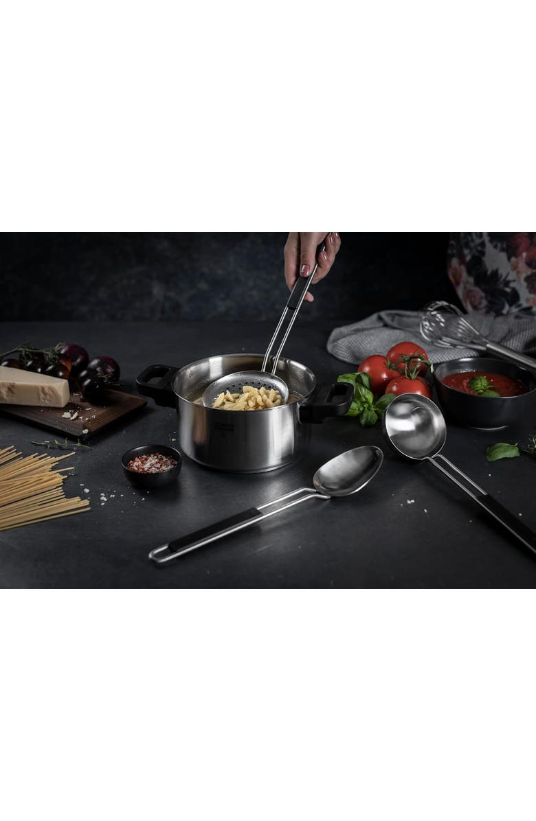 Kuhn Rikon Essential Ladle, Stainless Steel Bowl for Serving Soups, Stews & Sauces, Alternate, color, Silver