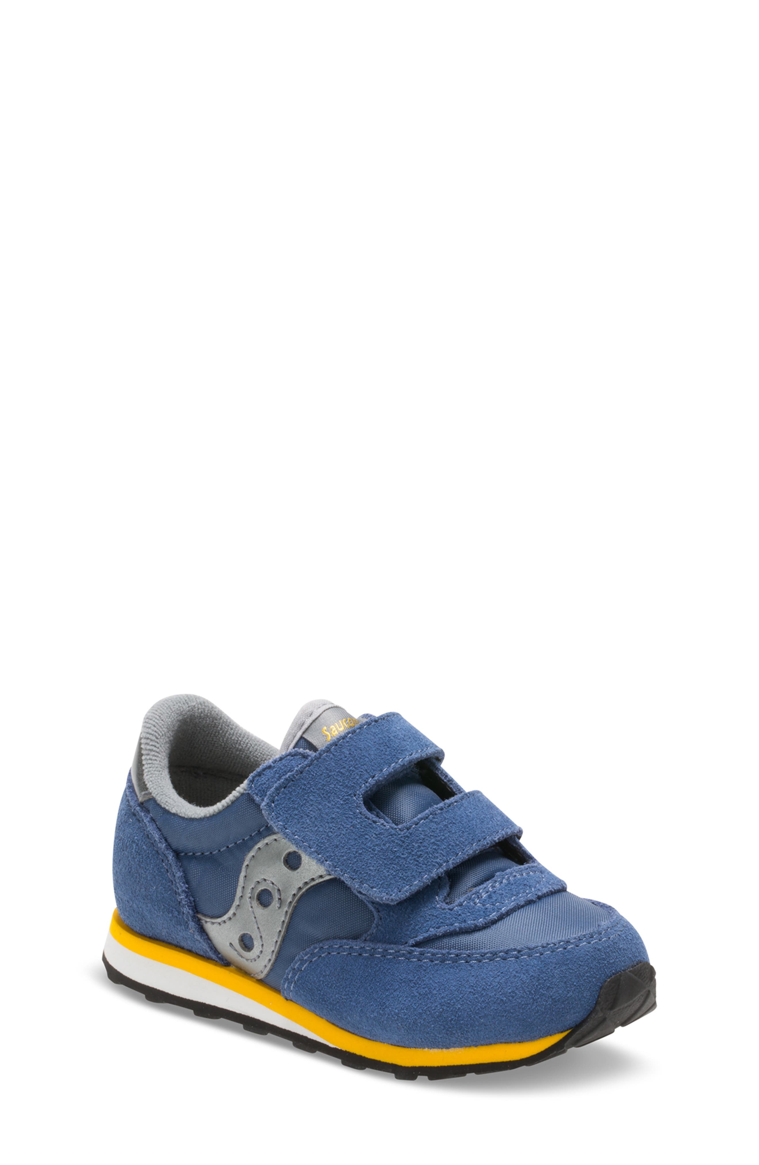 Jazz Sneaker, Main, color, BLUE/ GREY