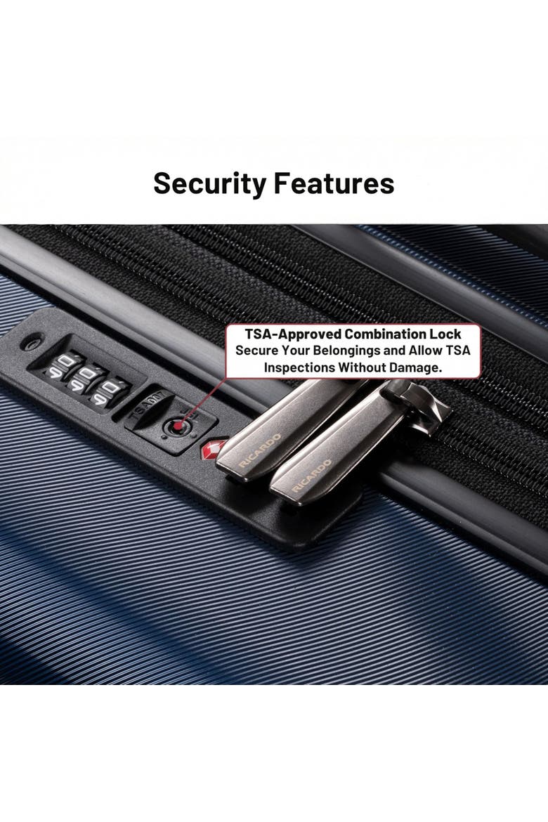Brentwood Hardside 21" Expandable Carry-on Luggage, Alternate, color, Ocean Blue