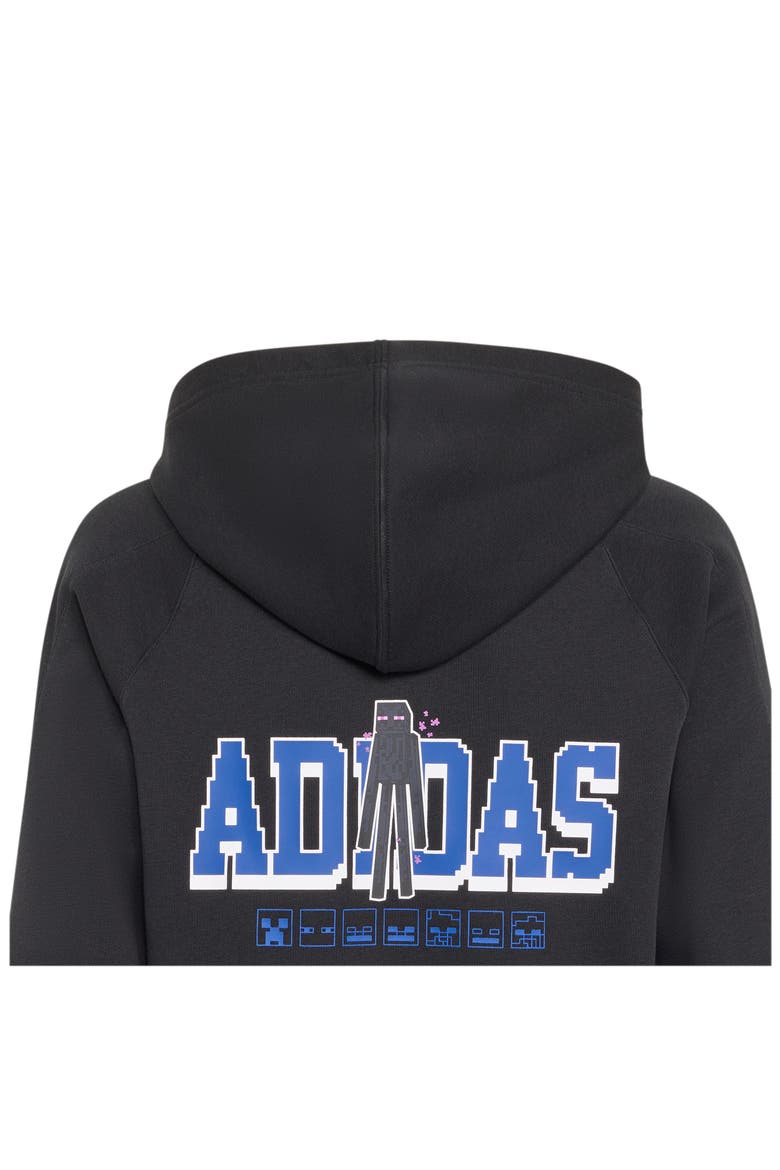 x Minecraft Kids' Hoodie, Alternate, color, BLACK/ WHITE