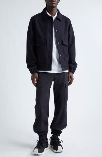 【希少】 MONCLER Fredarola wool overshirt シャツ ウール Moncler Fredarola Wool Felt Shacket | Nordstrom