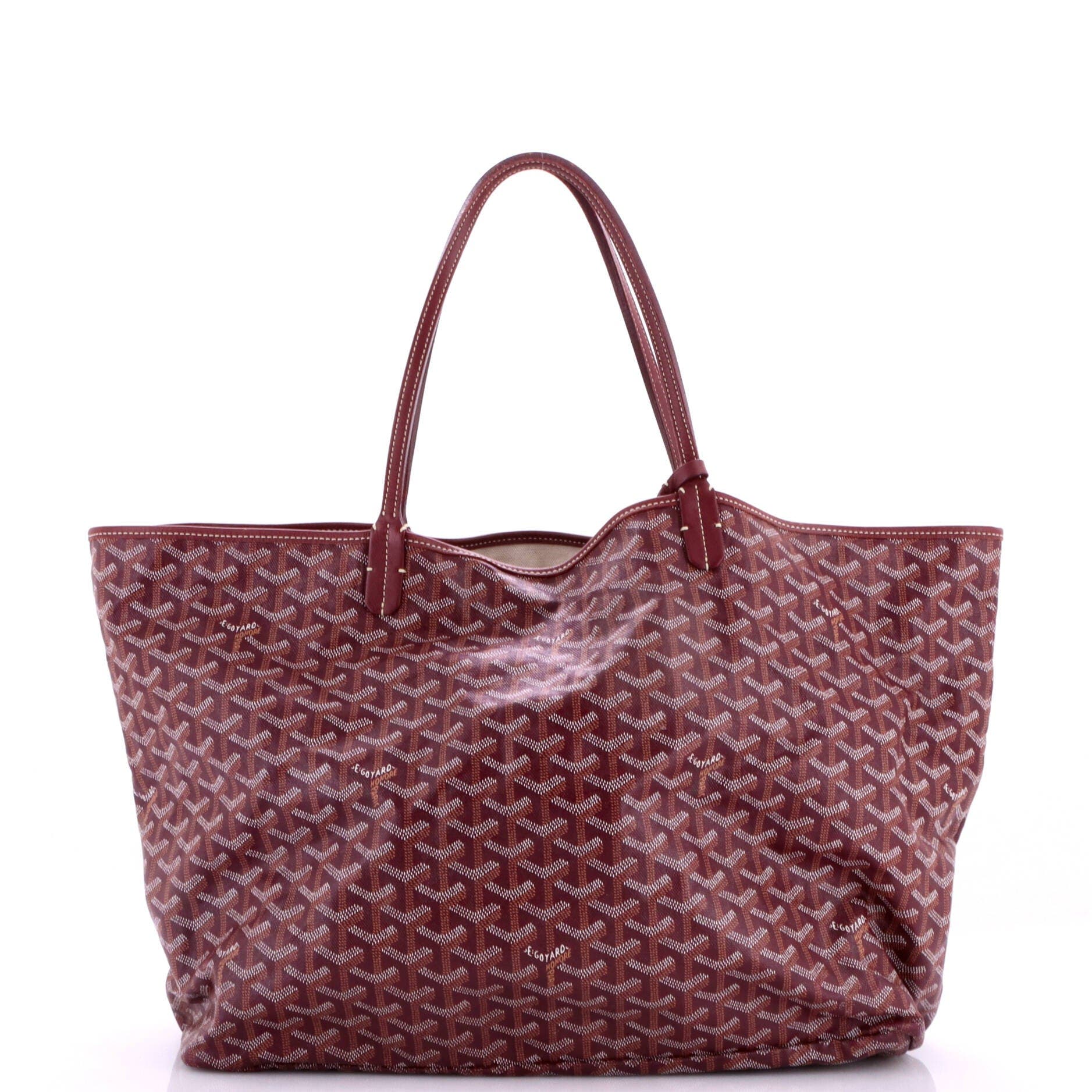 Saint Louis Tote Coated Canvas GM, Alternate, color, Burgundy
