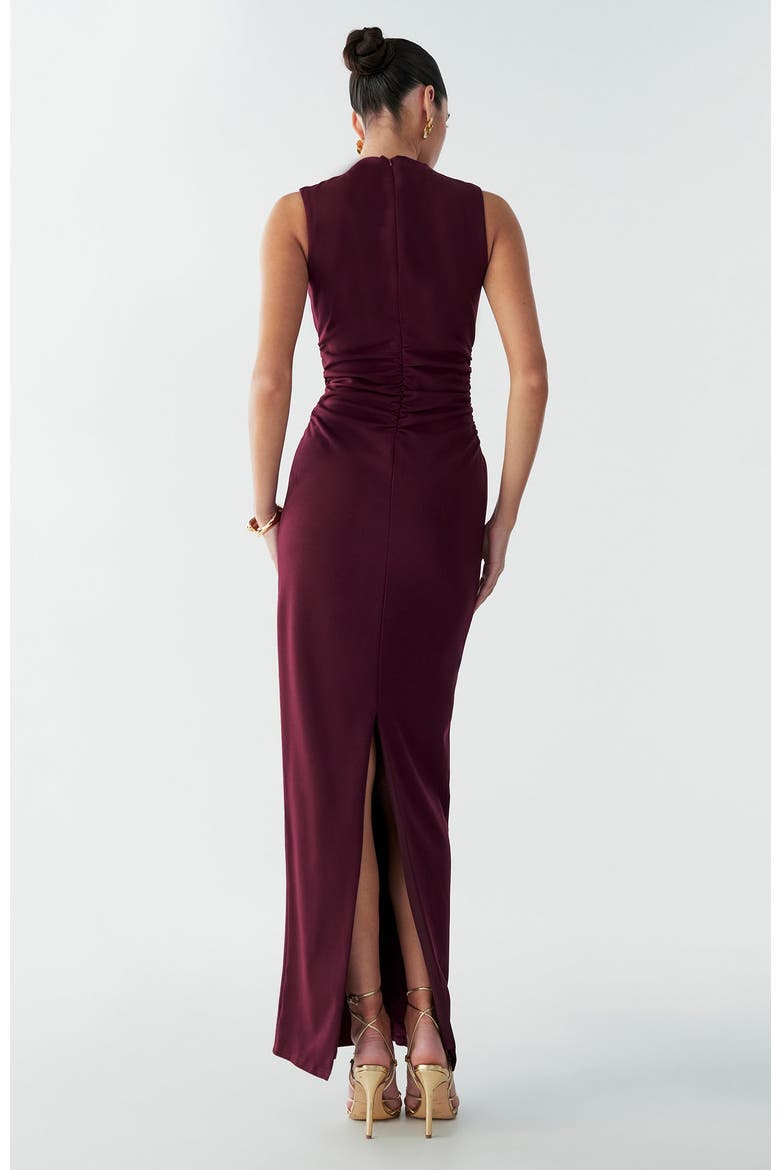 Lana Maxi Dress, Alternate, color, Burgundy