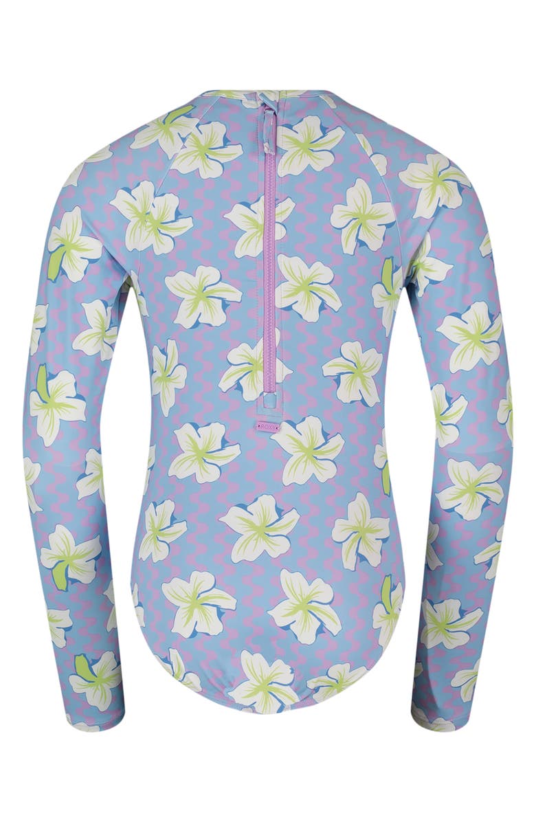 Roxy Kids' Party Waves One-Piece Swimsuit, Alternate, color, Partywaves Onesie