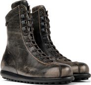 Camper Pelotas Ariel Distressed Combat Boot