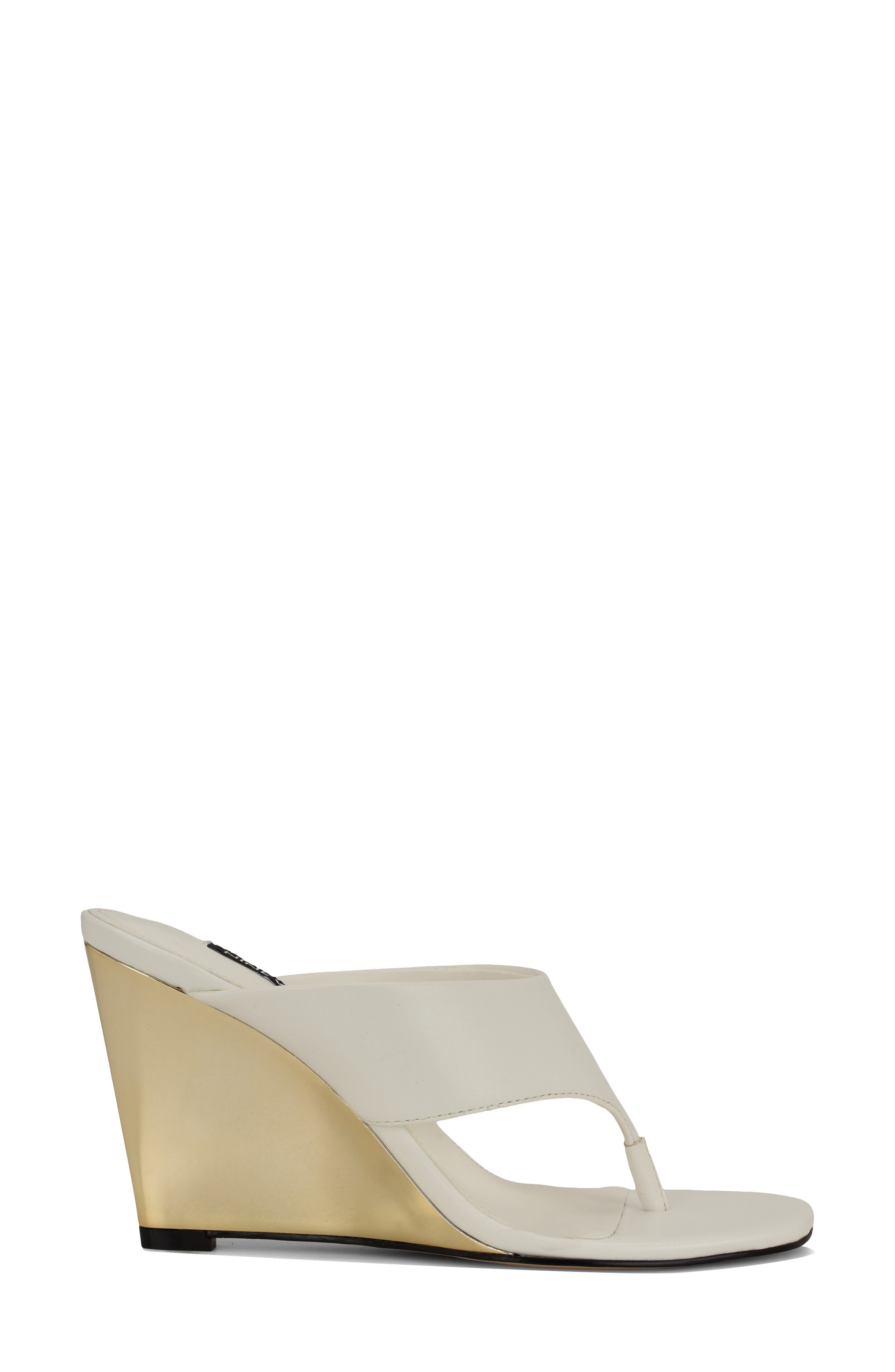 Presa Wedge Flip Flop, Alternate, color, WHITE