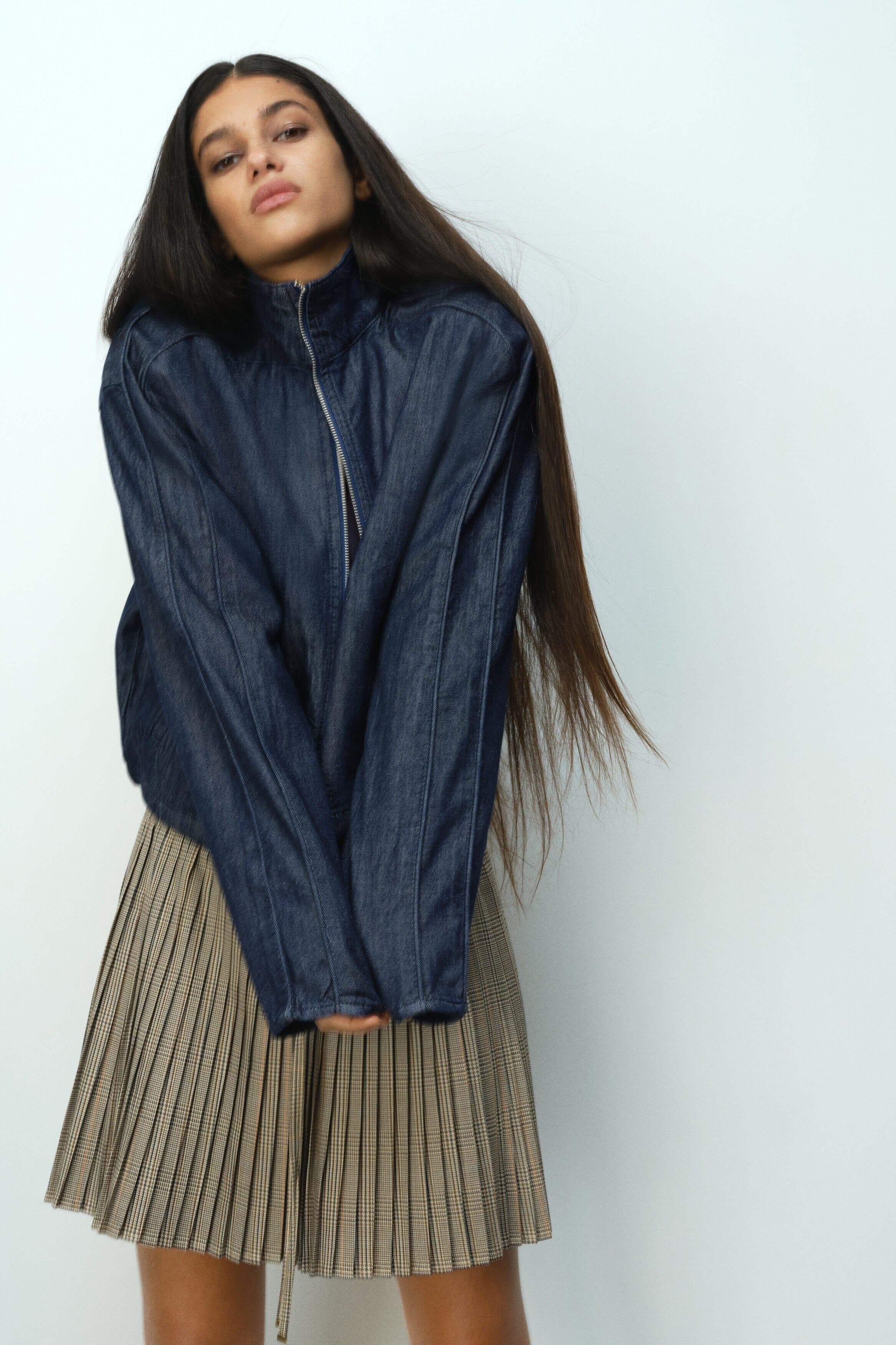 selected Dark denim blue