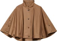 ジャケット MAX MARA Fulcro cotton cape Cropped water-repellent gabardine cloak, colonial | 