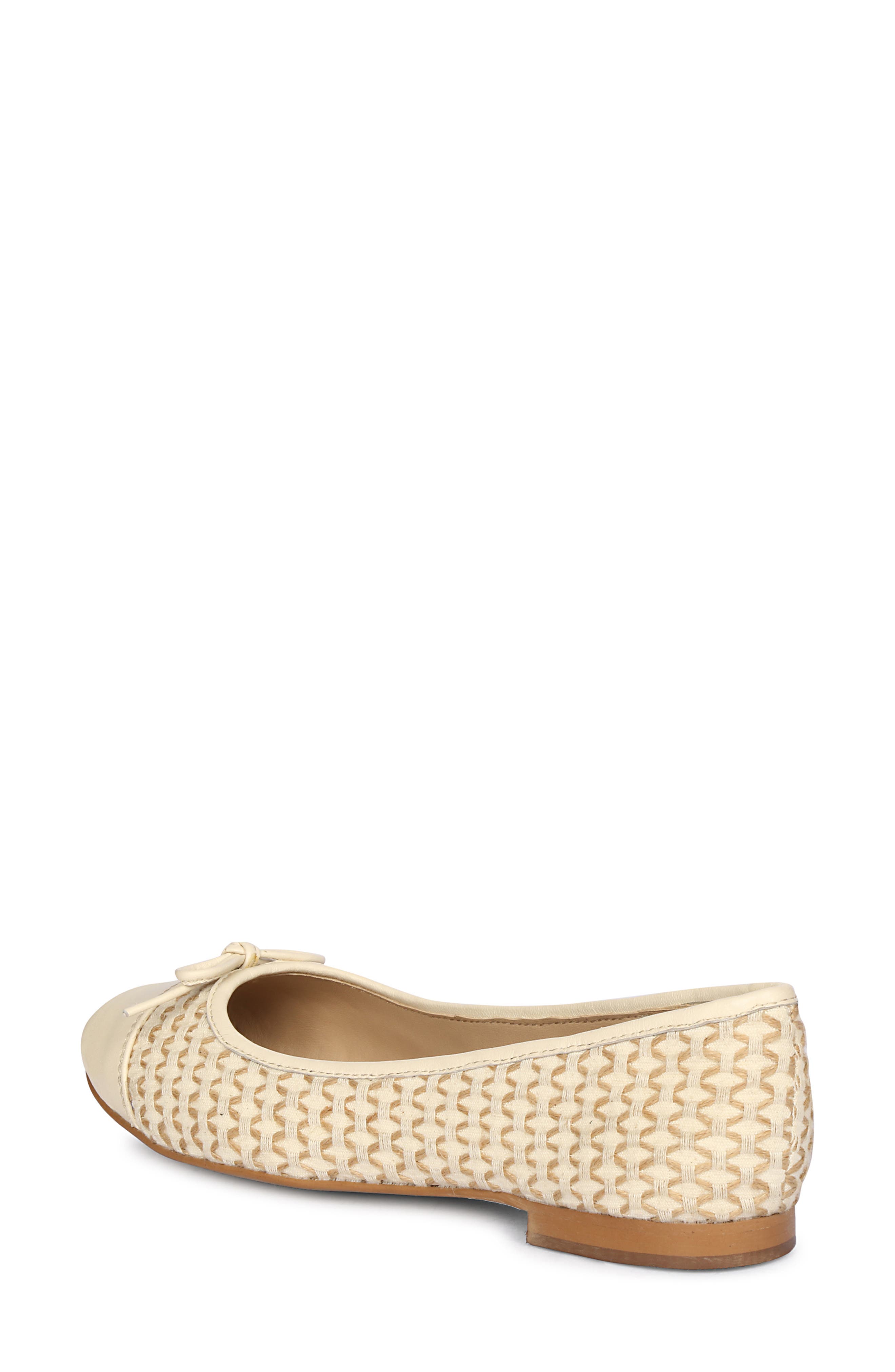 Zaini Cap Toe Ballet Flat