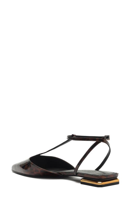 Schutz Allure Pointed Toe T-strap Flat