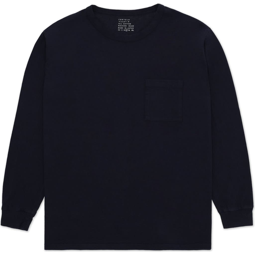 Fortela Japtl Tubular Long Sleeve T-shirt In Black