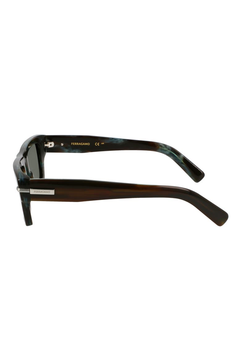 Prisma 50mm Rectangular Sunglasses, Alternate, color, STRIPED KHAKI