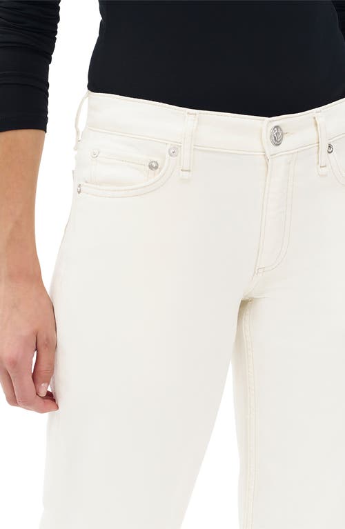 Rag & Bone /jean Saige Featherweight Straight Leg Jeans In White