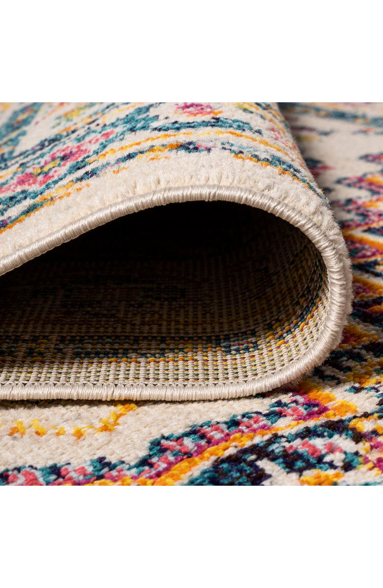 JONATHAN Y Brooklyn Geometric Medallion Area Rug, Alternate, color, Beige/Ivory