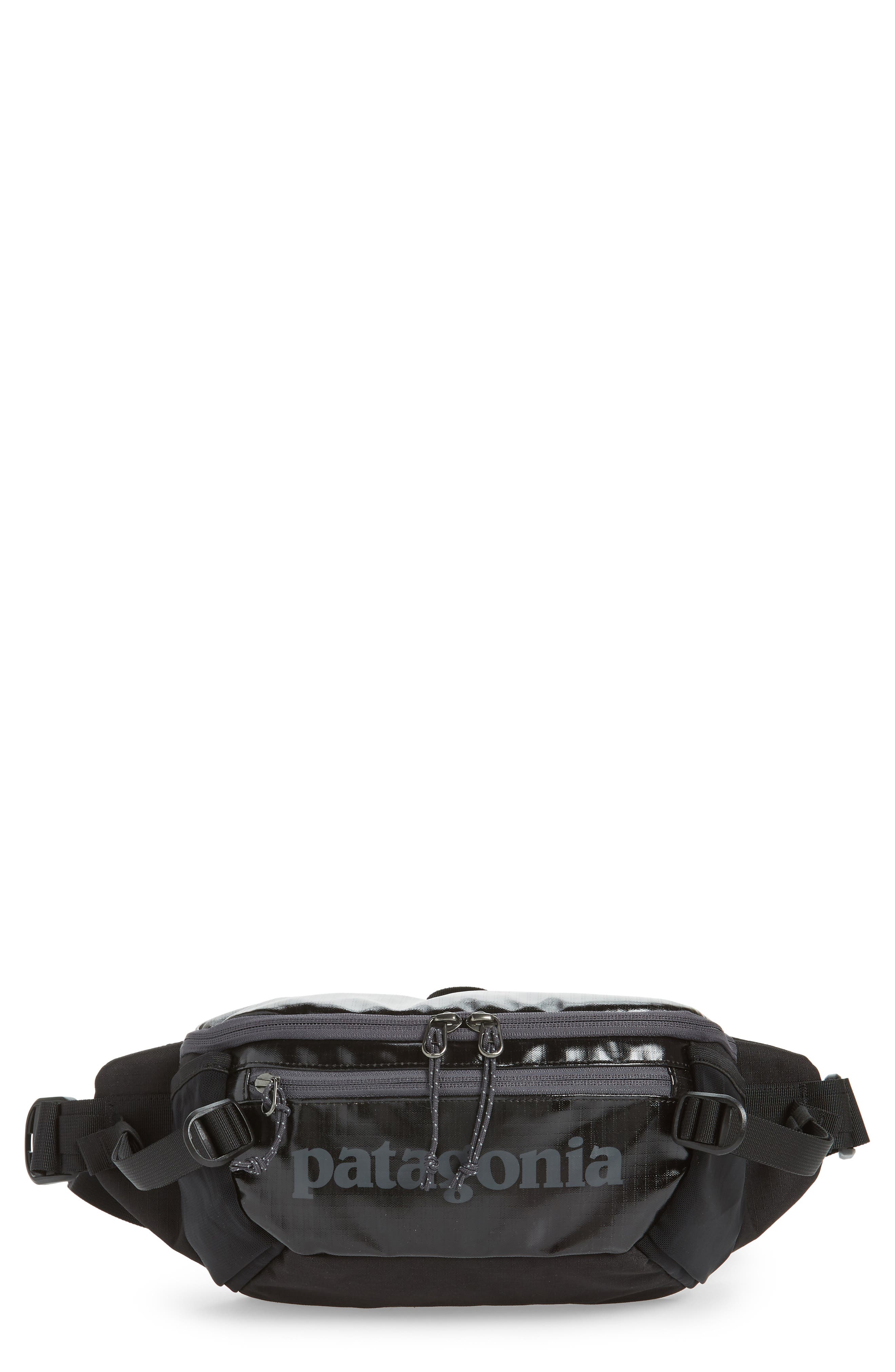Patagonia Black Hole Recycled Belt Bag, Main, color, 