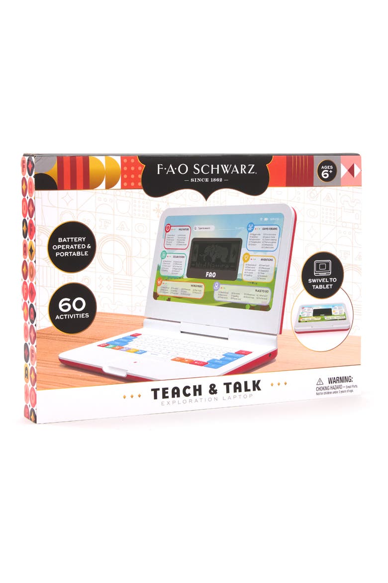 Teach & Talk Exploration Laptop, Alternate, color, RED