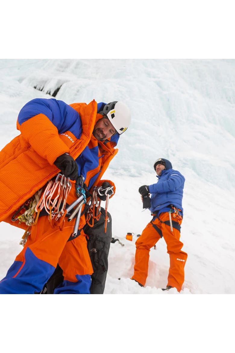 Eiger Nordwand Pro Down In Hooded Parka - Men's, Alternate, color, Eiger Orange/Eiger Blue