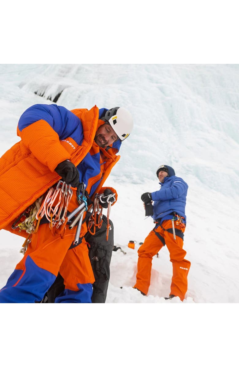 Mammut Eiger Nordwand Pro Down In Hooded Parka - Men's, Alternate, color, Eiger Orange/Eiger Blue