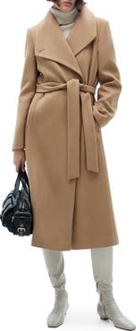 MANGO Wool Blend Coat