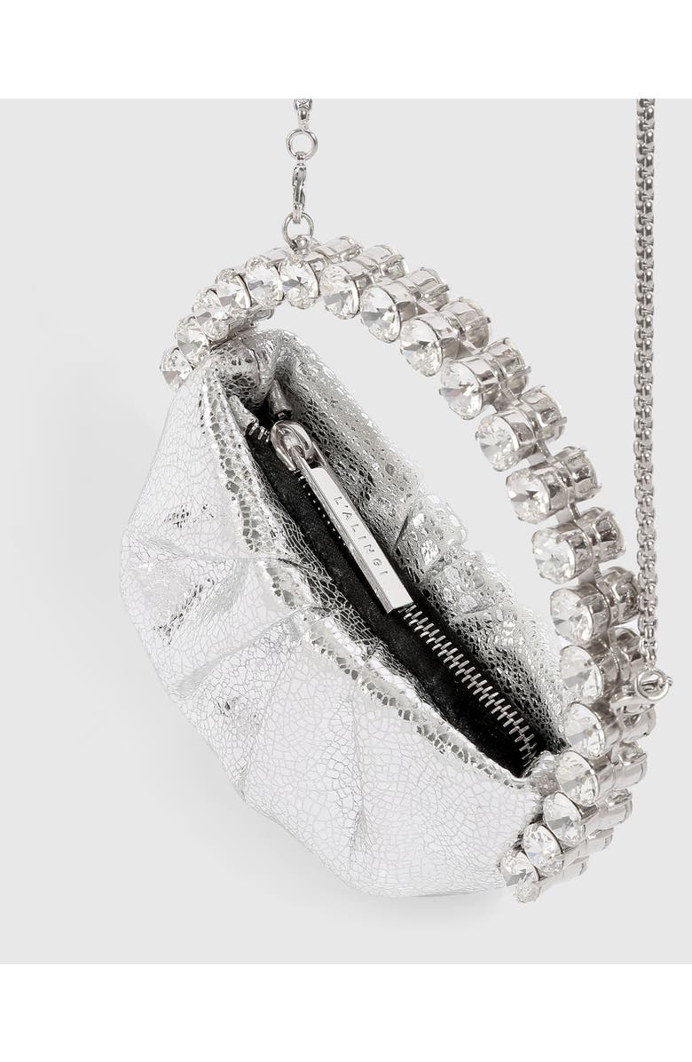 L’alingi Micro Eternity Crystal Top Handle Bag, Alternate, color,
