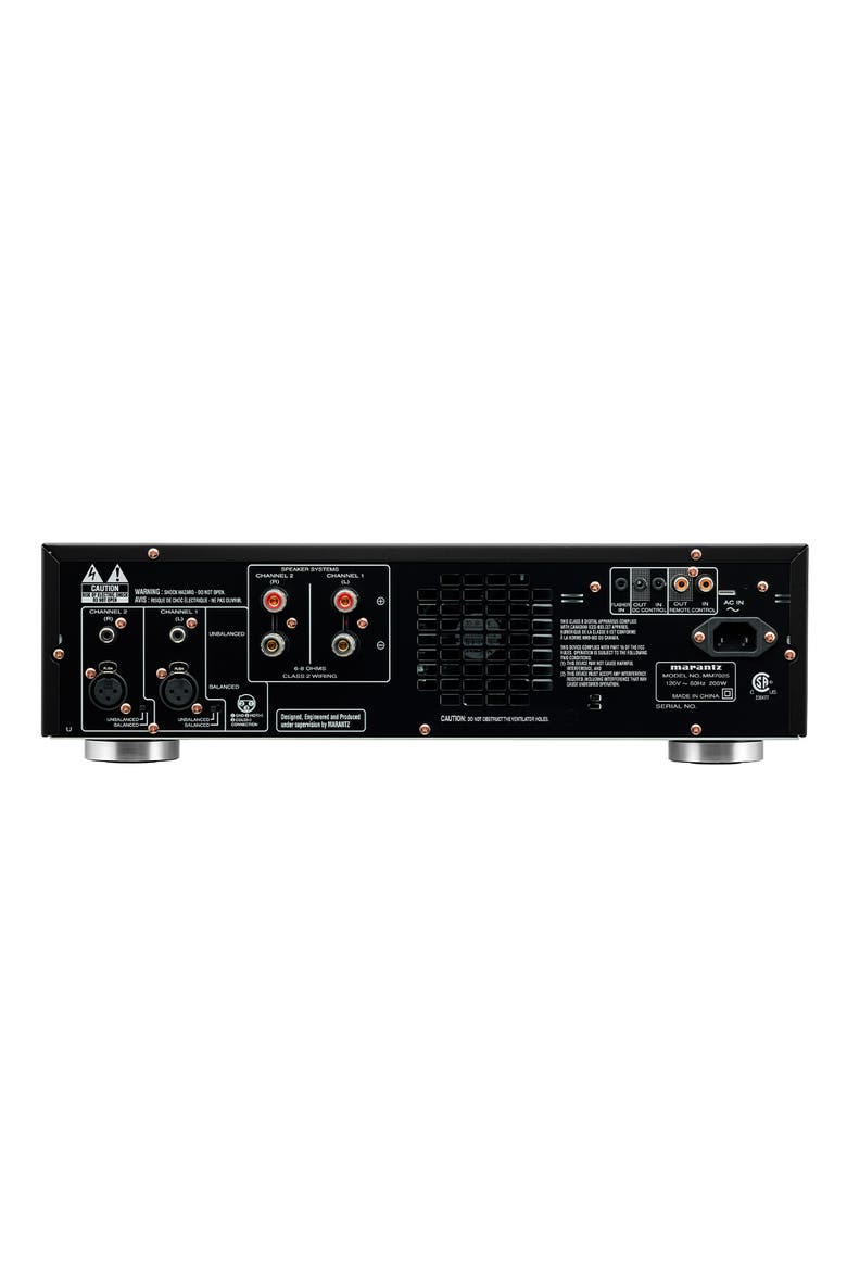 MM7025 2-Channel Home Theater Power Amplifier, Alternate, color, Black