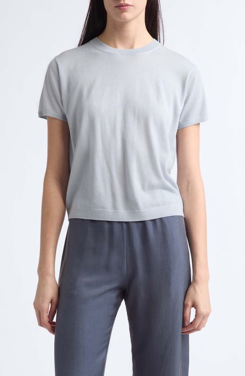 James Margo Short Sleeve Wool Tee