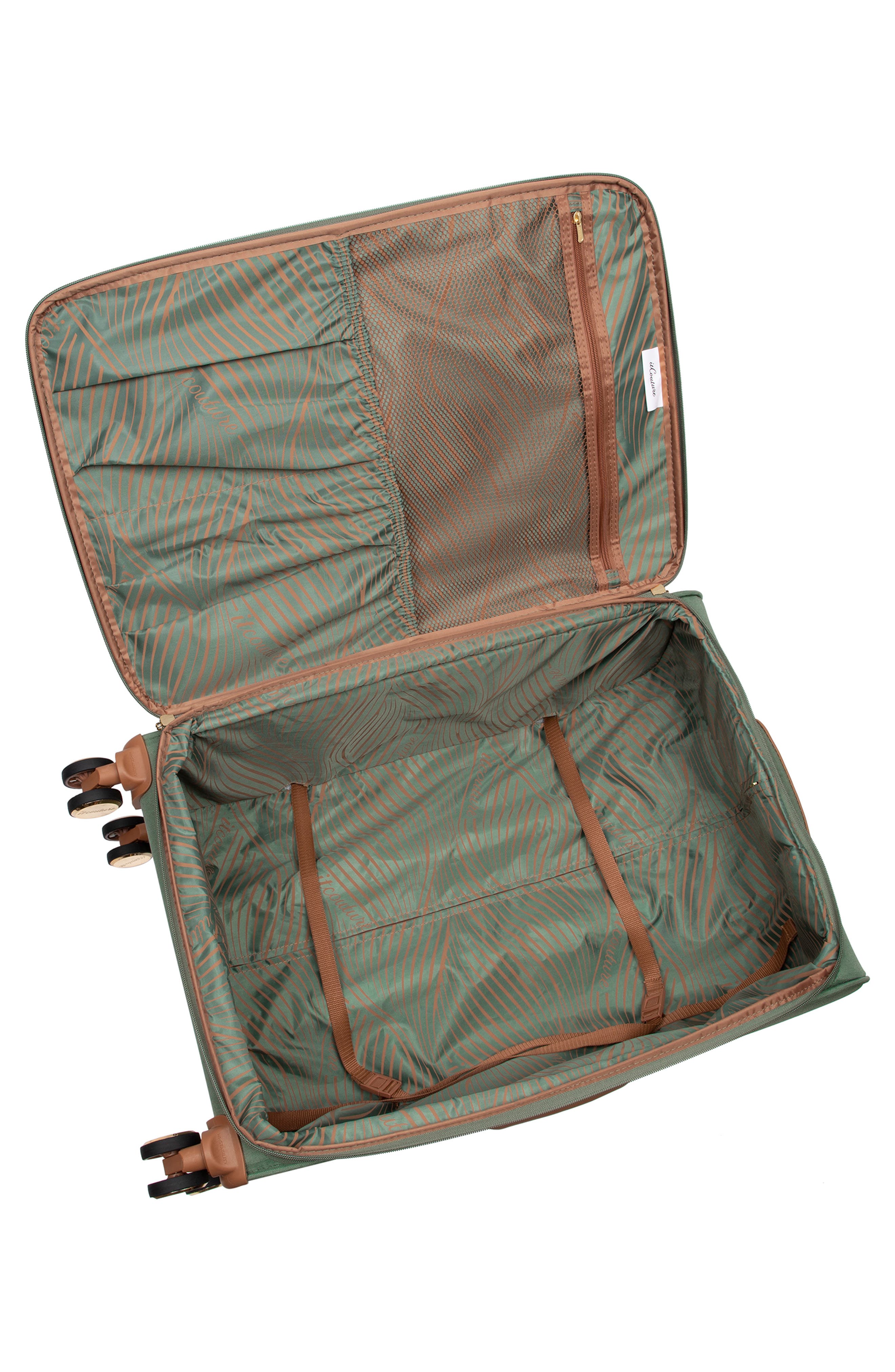 IT COUTURE Odelia 23-Inch Soft Shell Spinner Suitcase, Alternate, color, Green Tea