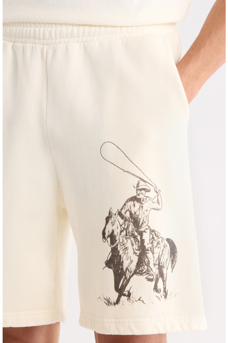 What Today Cotton Fleece Sweat Shorts, Alternate, color, BONE
