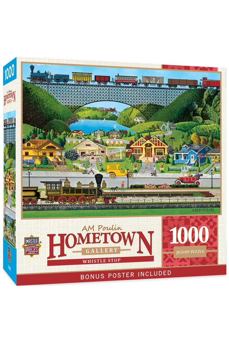 Whistle Stop 1000 Piece Jigsaw Puzzle, Main, color, Multicolor