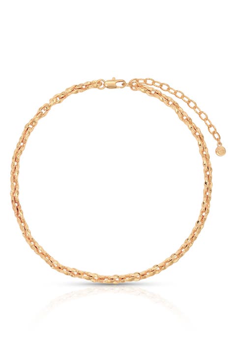 Sculpted Links Necklace