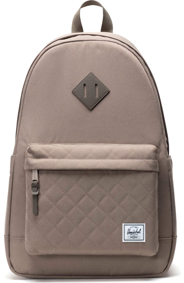 Herschel Supply Co. Heritage Recycled Polyester Backpack, Main, color, Brindle Quilted