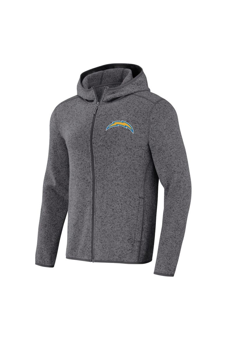 Men's NFL x Darius Rucker Collection by Fanatics Gray Los Angeles Chargers Fleece Pullover Hoodie, Alternate, color, Heather Gray