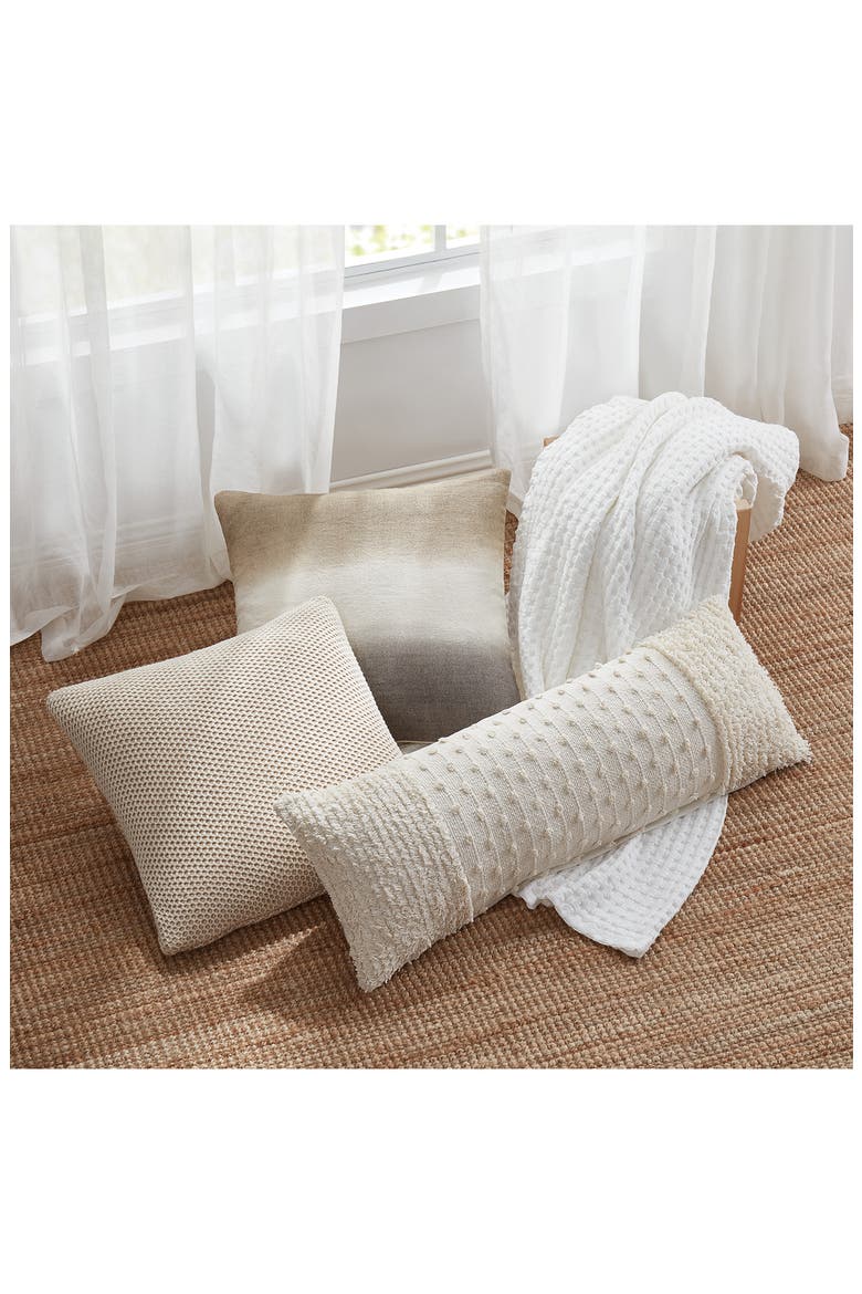 Waffle Cotton Throw Blanket, Alternate, color, WHITE