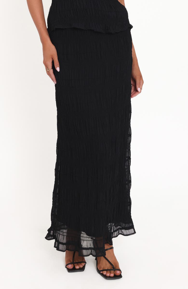 Petal & Pup Valana Maxi Skirt, Main, color, Black
