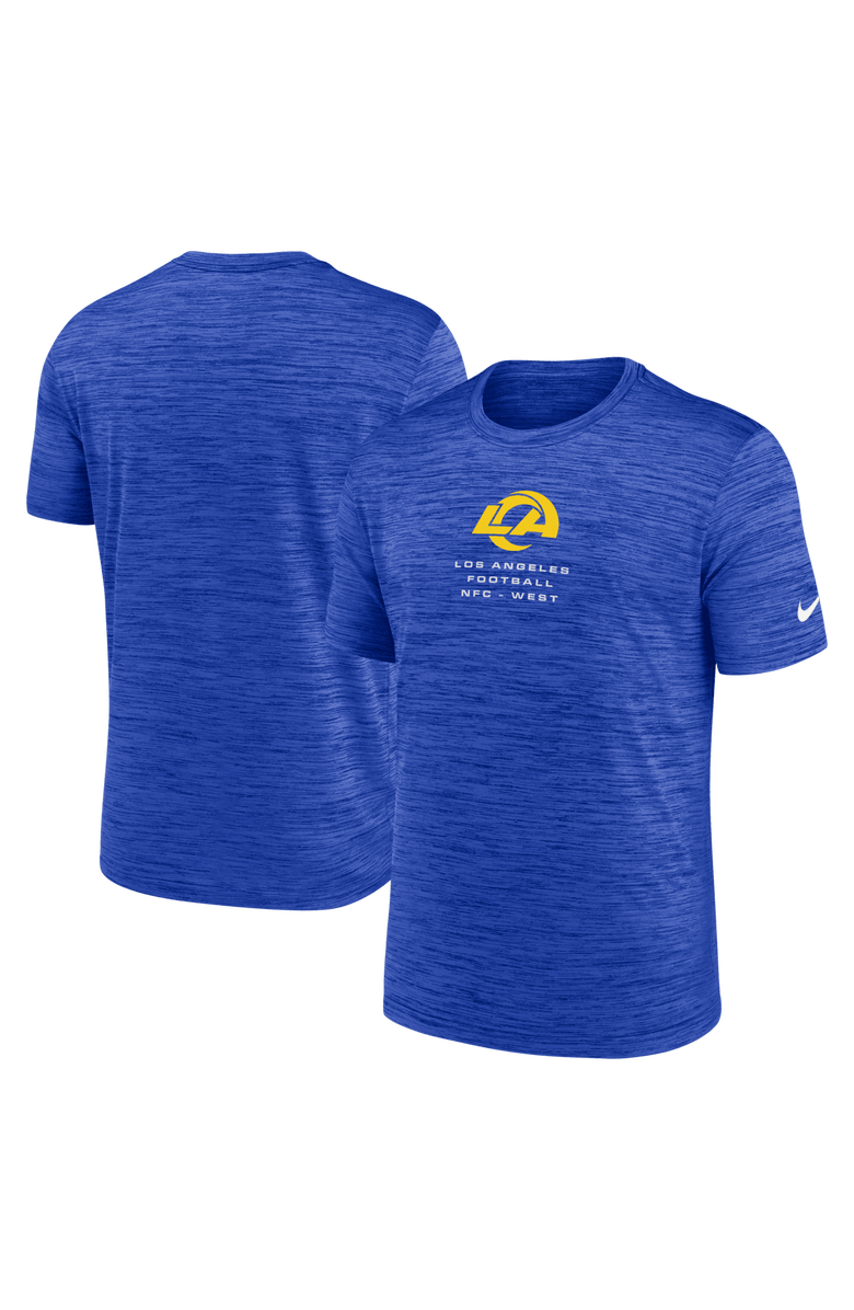 Nike Men's Nike Royal Los Angeles Rams Velocity Ball Carrier Dri-FIT T-Shirt, Main, color, Royal