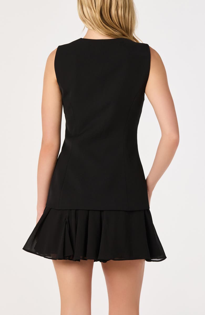 ASTR the Label Christen Sleeveless Dress, Alternate, color, Black