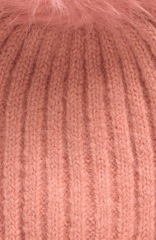 TREASURE & BOND TREASURE & BOND FAUX FUR POM BEANIE 