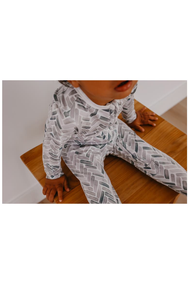 Zip-Up Footie Pajamas, Alternate, color, ALTA