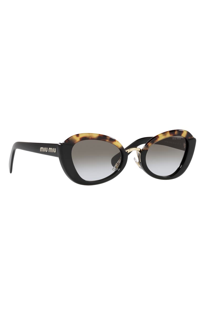 Miu Miu 53mm Butterfly Sunglasses, Alternate, color, 