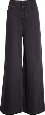 L'AGENCE Quincy High Waist Wide Leg Jeans