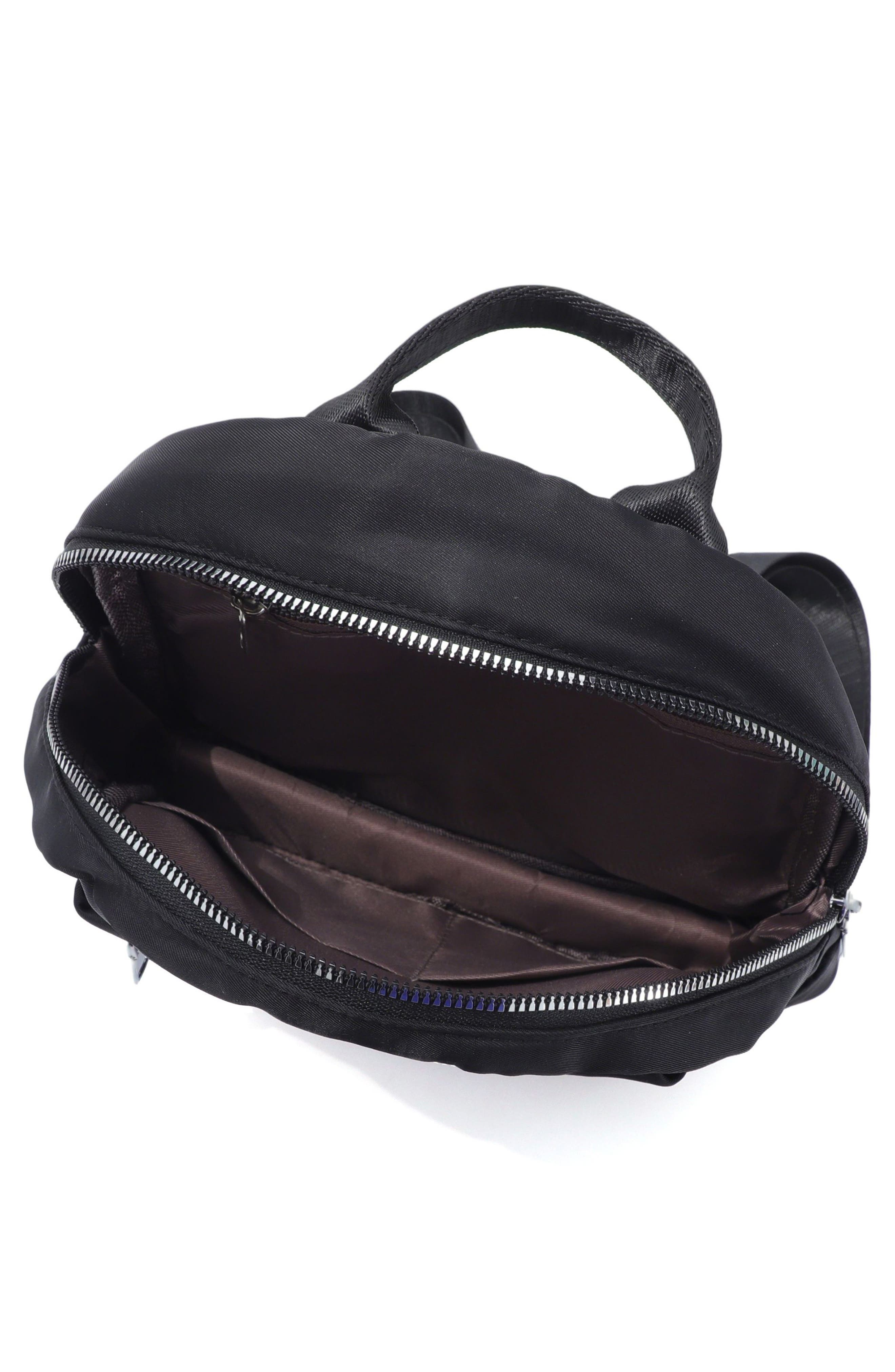 Adornia Black Sporty Small Backpack, Alternate, color, Black