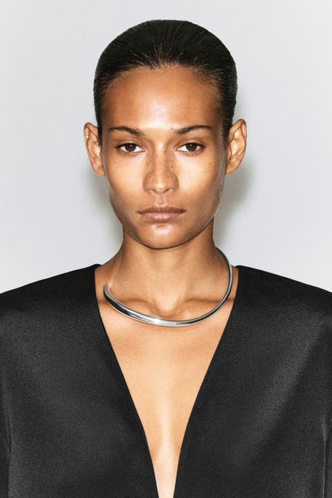 Sculptural Cuff Necklace